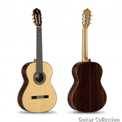 Alhambra 7P A Spruce | Classical Guitar | Solid Spruce Top, Rosewood B&S | Case (Made In Spain)