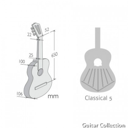 Alhambra 7P A Spruce | Classical Guitar | Solid Spruce Top, Rosewood B&S | Case (Made In Spain)