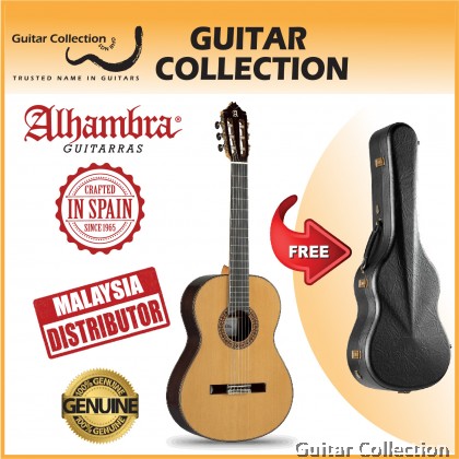 Alhambra 8P A Spruce | Classical Guitar | Solid Spruce Top, Rosewood B&S | Case (Made In Spain)