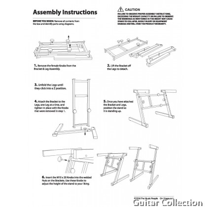 On Stage KS7350 Pro Heavy Duty Folding-Z Keyboard Stand