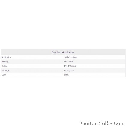 On Stage GS7462DB Professional A-Frame Double Guitar Stand (For Acoustic / Electric Guitar)