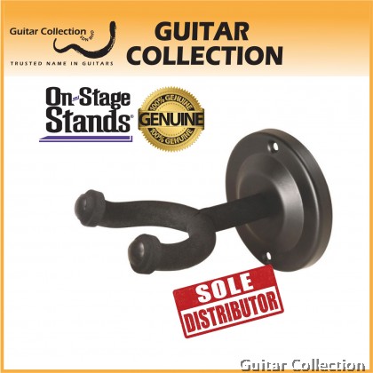 On Stage GS7640 Wall-Mount Guitar Hanger with Round Metal Base