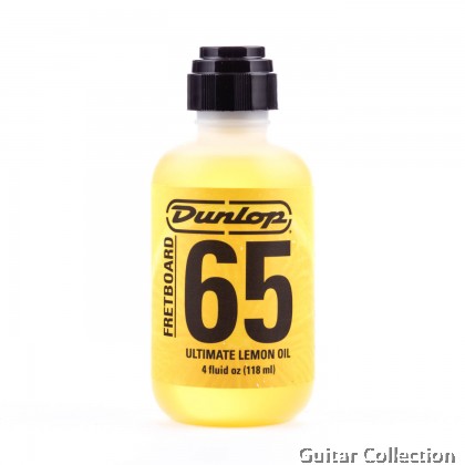 Jim Dunlop 6554 Ultimate Lemon Oil for Guitar Fretboard (4oz) | Formula 65