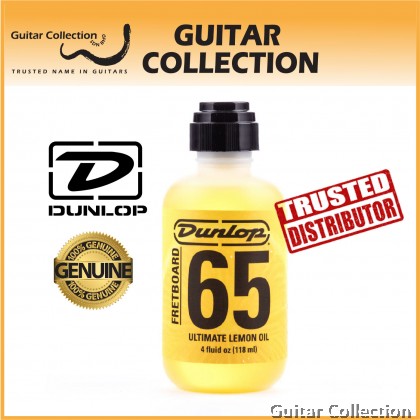 Jim Dunlop 6554 Ultimate Lemon Oil for Guitar Fretboard (4oz) | Formula 65