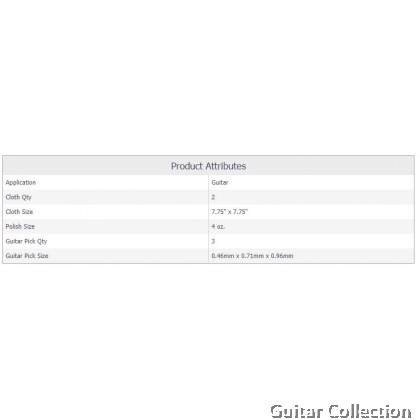 On Stage GK7000 Universal Guitar Care Polish Kit ( cloths, polish, string winder, 3 picks )