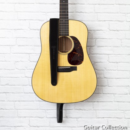 Martin 18A0016 Black Suede Guitar Strap | 100% Leather ( Width: 2 1/8" / Length: 38" - 54" )