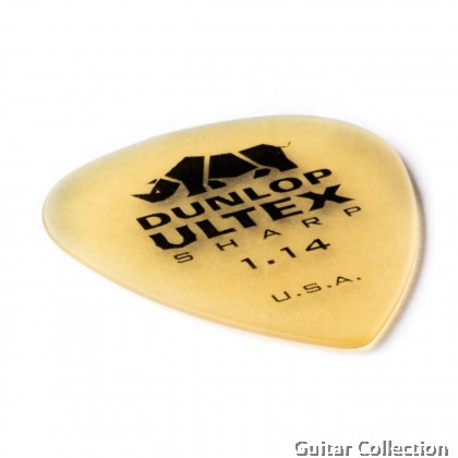 Jim Dunlop 433P114 Ultex Sharp Guitar Picks | 1.14mm (6 pcs/pack)