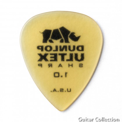 Jim Dunlop 433P100 Ultex Sharp Guitar Picks | 1.00mm (6 pcs/pack)