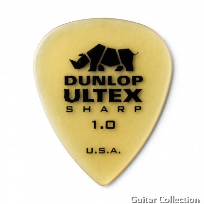 Jim Dunlop 433P100 Ultex Sharp Guitar Picks | 1.00mm (6 pcs/pack)