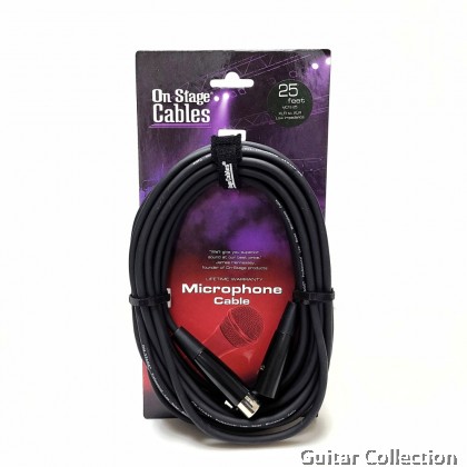 On Stage MC12-25XLR Microphone Cable,  25 ft (XLR-XLR)