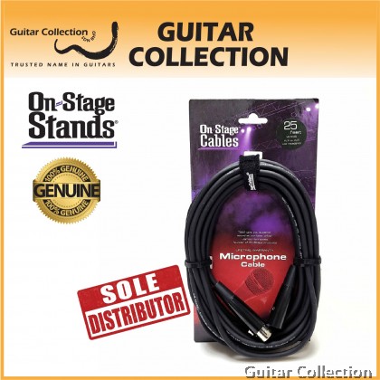 On Stage MC12-25XLR Microphone Cable,  25 ft (XLR-XLR)