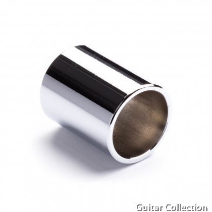 Jim Dunlop 221 Metallic Chrome Steel Knuckle Guitar Slide, Medium Size