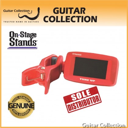 On Stage GTA6000 Clip-On Headstock Chromatic Tuner (Guitar / Bass / Ukulele / Violin)