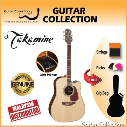 Takamine GD71CE NAT | Dreadnought Cutaway Acoustic-Electric Guitar | Solid Spruce Top, Black Walnut B&S | TK-40D
