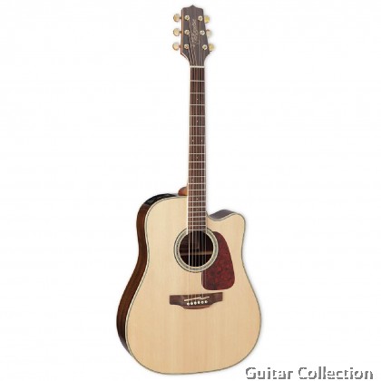 Takamine GD71CE NAT | Dreadnought Cutaway Acoustic-Electric Guitar | Solid Spruce Top, Black Walnut B&S | TK-40D