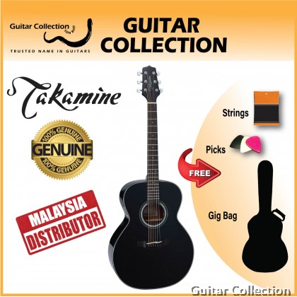 Takamine GN30 BLK | NEX Acoustic Guitar | Solid Spruce Top, Mahogany B&S