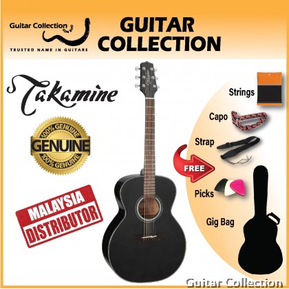 Takamine GN30 BLK | NEX Acoustic Guitar | Solid Spruce Top, Mahogany B&S