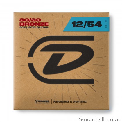 Jim Dunlop DAB1254 Acoustic Guitar Strings | 80/20 Bronze | Light 012-054