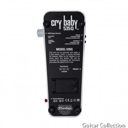 Jim Dunlop 535Q-C Cry Baby Chrome Multi-Wah | Wah Guitar Effect Pedal