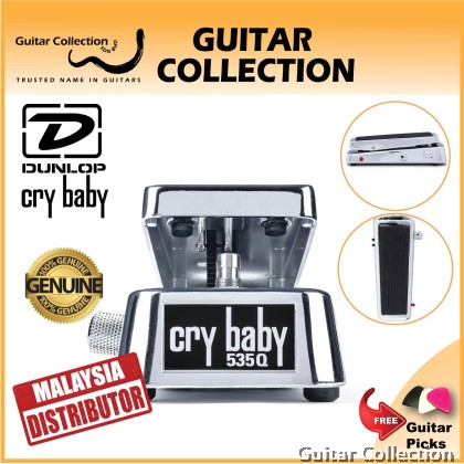 Jim Dunlop 535Q-C Cry Baby Chrome Multi-Wah | Wah Guitar Effect Pedal