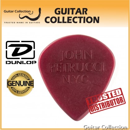 Jim Dunlop 518PJPRD John Petrucci Primetone Sculpted Guitar Picks (Red) | 1.38mm (3 pcs/pack)