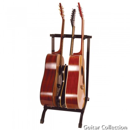 On Stage GS7361 Three-Space Foldable Multi-Guitar Rack