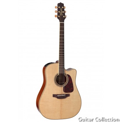 Takamine P4DC Pro Series Dreadnought Cutaway Acoustic-Electric with CTP-3 Preamp & Hard Case (Made In Japan)