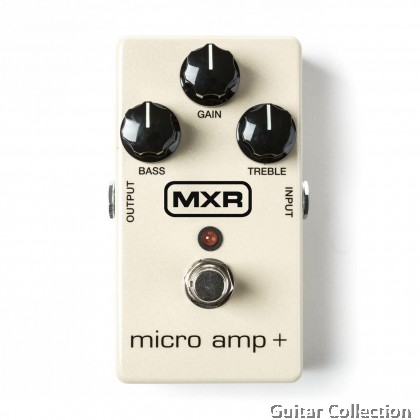 Jim Dunlop MXR M233 Micro Amp + | Boost Guitar Effect Pedal 