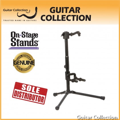 On Stage GS7140 Push-Down Spring-Up Locking Electric Guitar Stand