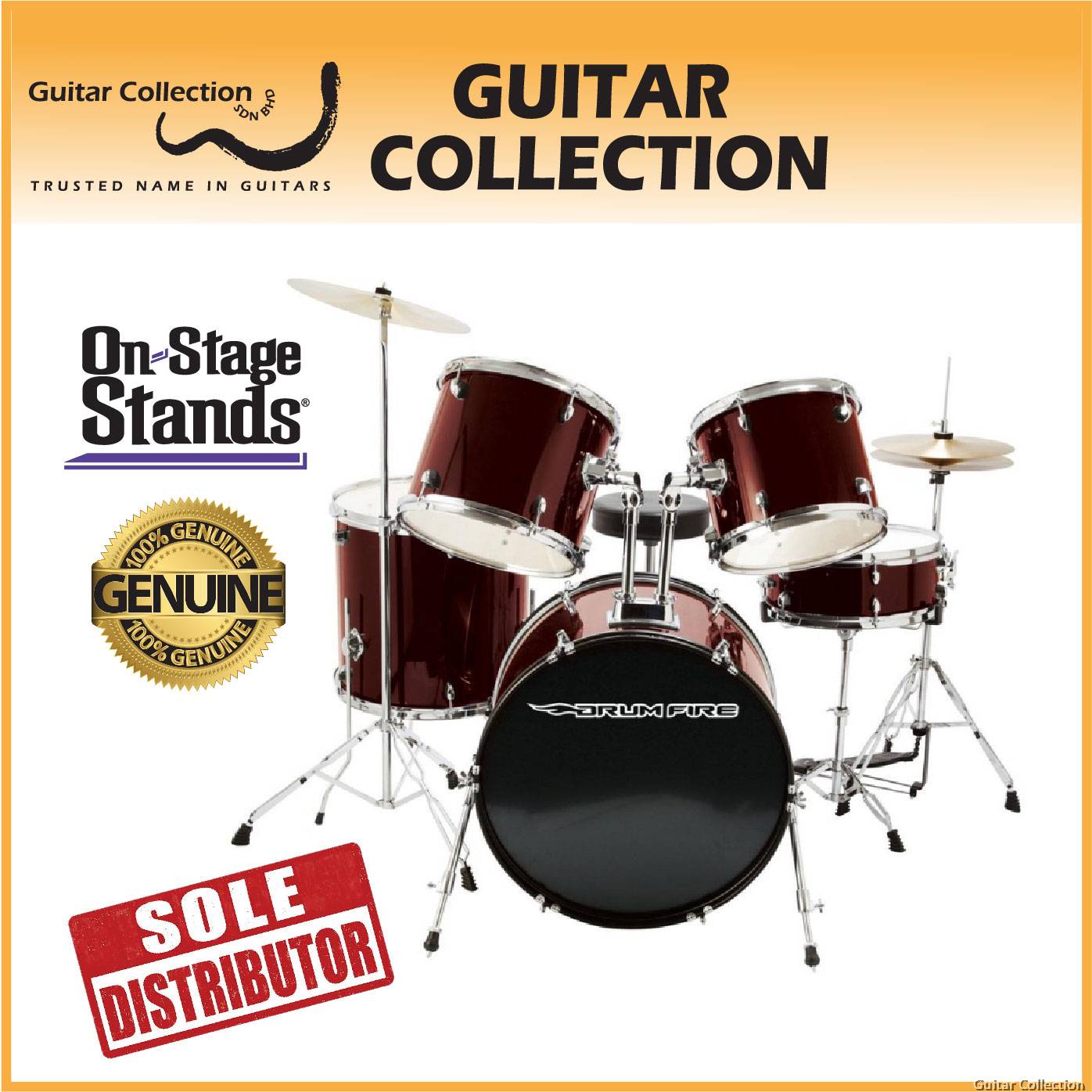Drumfire clearance drum set
