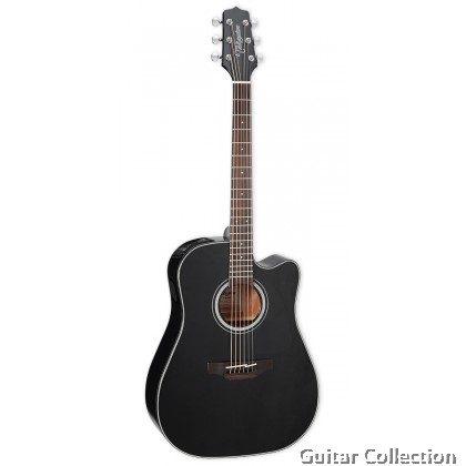 Takamine GD30CE BLK | Dreadnought Cutaway Acoustic-Electric Guitar | Solid Spruce Top, Mahogany B&S | TP-4TD