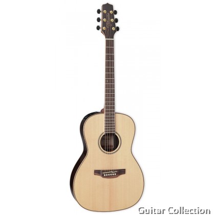 Takamine GY93E | New Yorker Parlour Acoustic-Electric Guitar | Solid Spruce Top, 3-pcs Black Walnut / Maple B&S | TK-40D