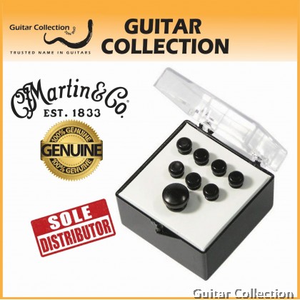 Martin 18APP17 Ebony Bridge Pins & Endpin Set | Plain