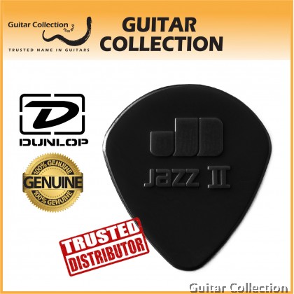 Jim Dunlop 47P2S Stiffo Nylon Jazz II Guitar Picks | 1.18mm (6 pcs/pack)
