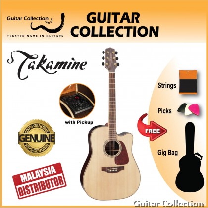 Takamine GD93CE NAT | Dreadnought Acoustic-Electric Guitar | Solid Spruce Top, 3-pcs Black Walnut / Maple B&S | TK-40D
