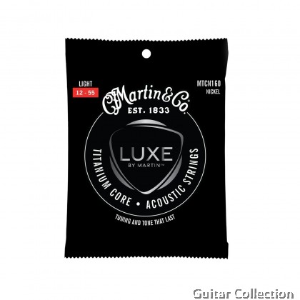 Martin MTCN160 | 012-055 | Titanium Core | Acoustic Guitar Strings | Light