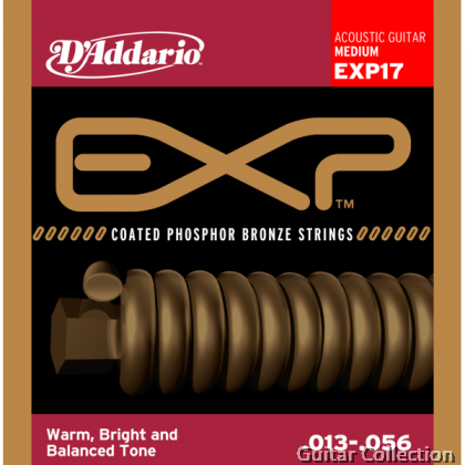 Clearance D'Addario EXP17 Phosphor Bronze 13-56 Medium Acoustic Guitar String