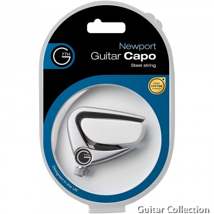 G7th Newport Capo - Silver C31010 (Steel String & Electric)