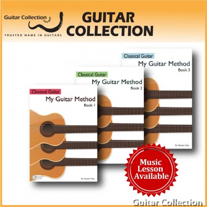 My Guitar Method Book (Classical Guitar) by Vincent Ong - Book 1, 2, 3