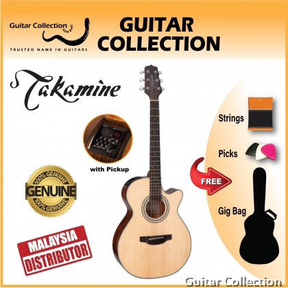 Takamine GF15CE NAT | FXC Cutaway Acoustic-Electric Guitar | Solid Spruce Top, Mahogany B&S | TP-4T