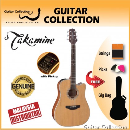 Takamine GD20CE NS | Dreadnought Cutaway Acoustic-Electric Guitar | Solid Cedar Top, Mahogany B&S | TP-4TD