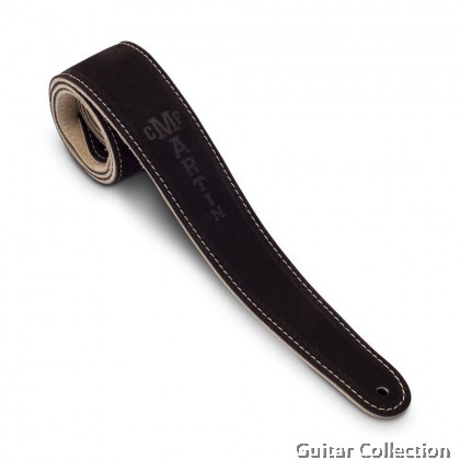 Martin 18A0017 Brown Suede Guitar Strap | 100% Leather ( Width: 2 1/8" / Length: 38" - 54" )