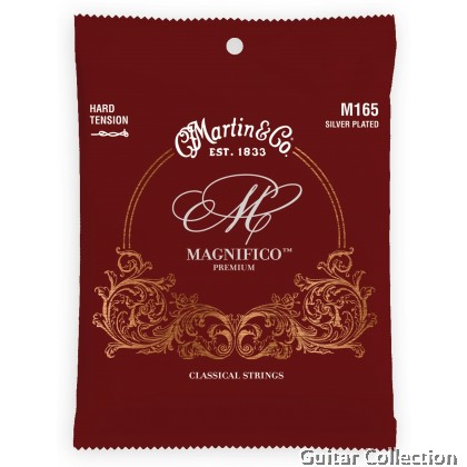 Martin M165 | Magnifico Premium | Silverplated Classical Guitar Strings | Hard / High Tension | Tie End