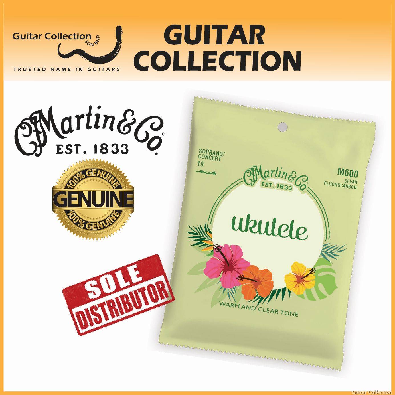 Martin fluorocarbon discount ukulele strings