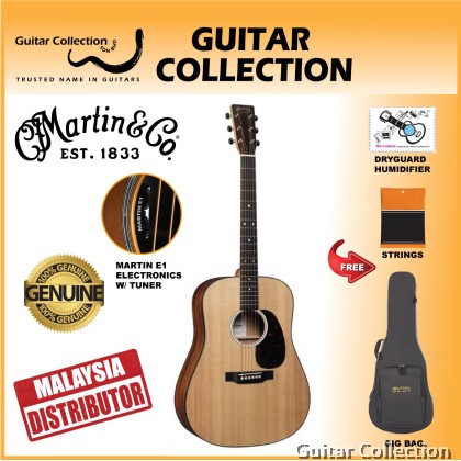 Martin D-10E Spruce | Road Series | Dreadnought Acoustic-Electric Guitar | Martin E1