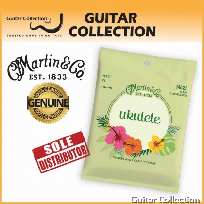 Martin M620 | Tenor Ukulele Strings | Clear Fluorocarbon