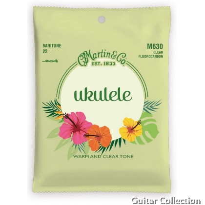 Image 528: Martin M630 | Baritone Ukulele Strings | Clear Fluorocarbon Modified True Nylon