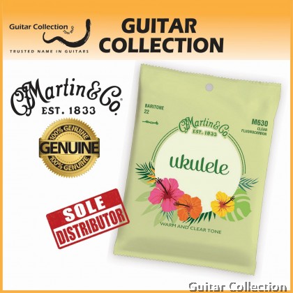 Image 527: Martin M630 | Baritone Ukulele Strings | Clear Fluorocarbon Modified True Nylon