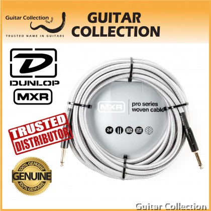 Jim Dunlop MXR DCIW24 Pro Series Woven Instrument Guitar Cable | 24ft (7.3m)