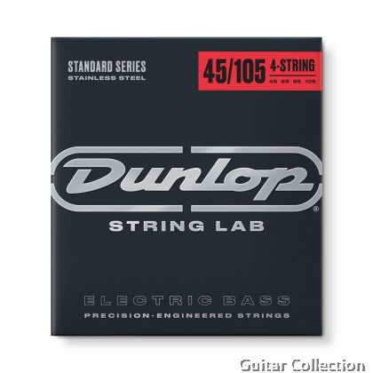 Jim Dunlop DBS45105 Bass Guitar Strings | 4-String | Stainless Steel | 045–105